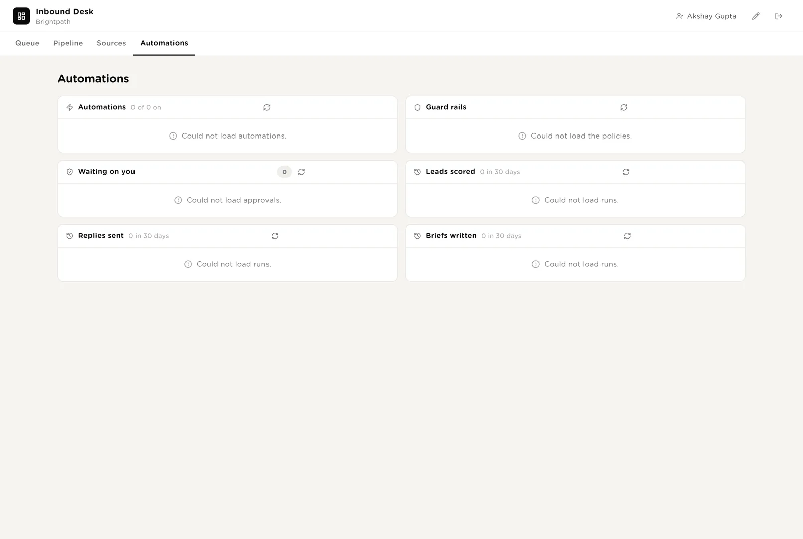 Automations: switches, guard rails, approvals, history